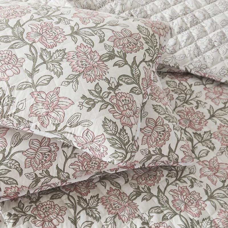 Zara Misty Rose 3-pc. Full/Queen Quilt Set
