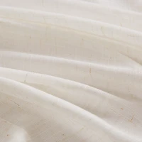 Ivory Embroidery Scalloped Valance