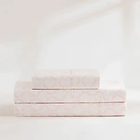 Peach Damask 4-pc. Twin Sheet Set