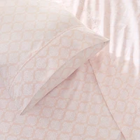 Peach Damask 4-pc. Twin Sheet Set