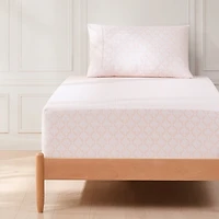 Peach Damask 4-pc. Twin Sheet Set