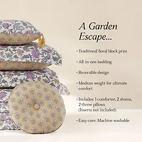 Lola Floral 5-pc. Full/Queen Comforter Set