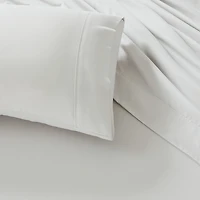 Solid Light Gray Verona 6-pc. Queen Sheet Set