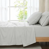 Solid Light Gray Verona 4-pc. Twin Sheet Set