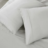 Solid Light Gray Verona 4-pc. Twin Sheet Set