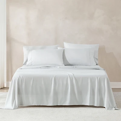 Solid Light Gray Verona 6-pc. Full Sheet Set