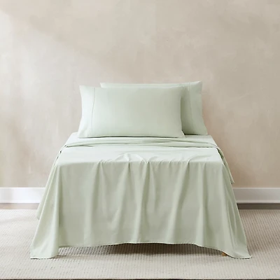 Solid Sage Verona 4-pc. Twin Sheet Set