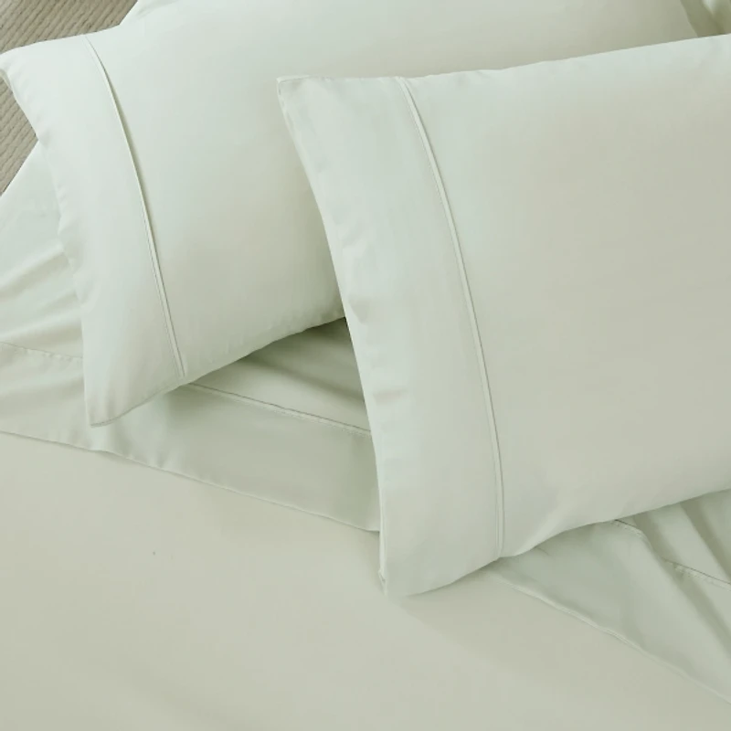 Solid Sage Verona 4-pc. Twin Sheet Set
