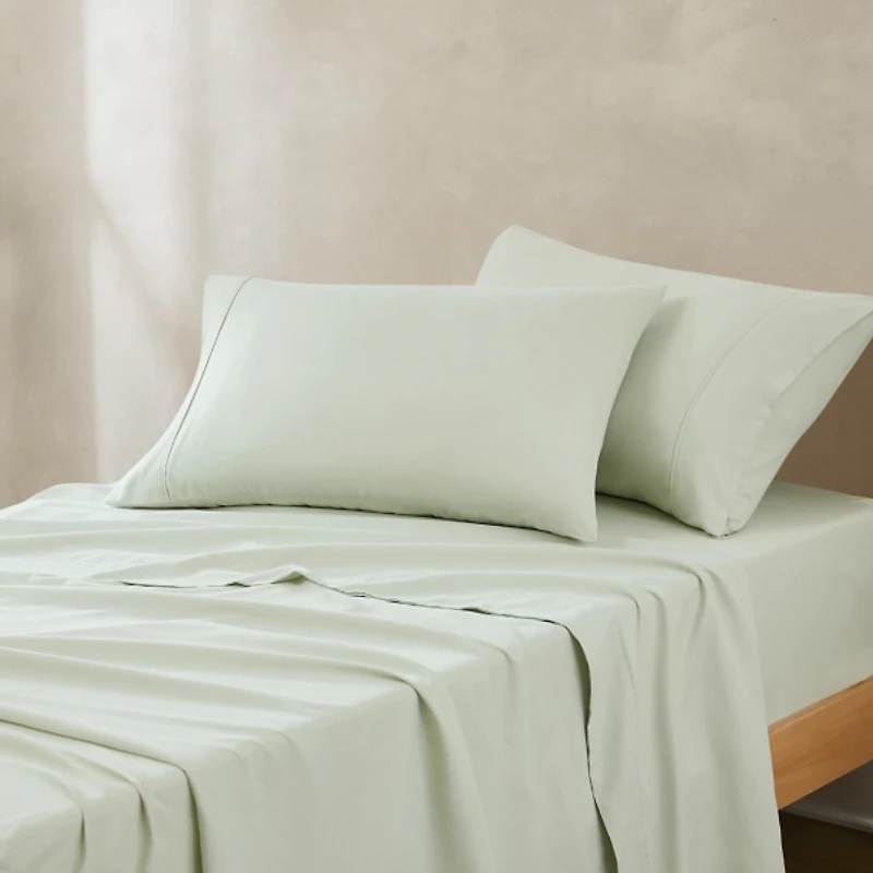 Solid Sage Verona 4-pc. Twin XL Sheet Set
