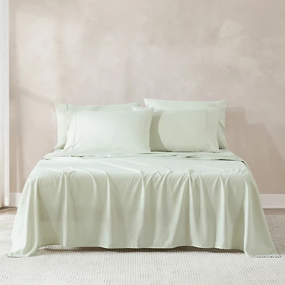 Solid Sage Verona 6-pc. Queen Sheet Set