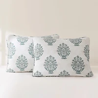 Blue Sofia Reversible 3-pc. King Quilt Set