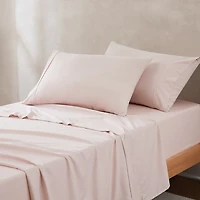Solid Peach Verona 4-pc. Twin Sheet Set