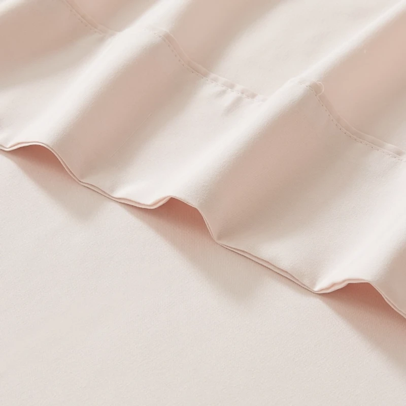 Solid Peach Verona 6-pc. King Sheet Set