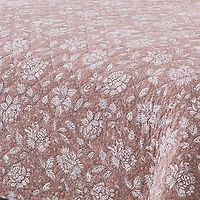 Zara Terracotta Floral 3-pc. King Quilt Set