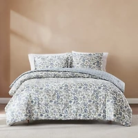 Lillian Floral Reversible 3-pc Queen Comforter Set