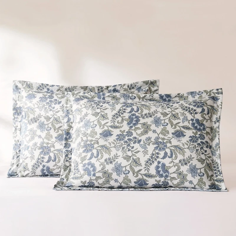 Lillian Floral Reversible 3-pc Queen Comforter Set