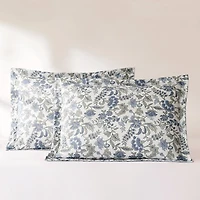 Lillian Floral Reversible 3-pc Queen Comforter Set