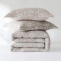 Zara Tan Floral 8-pc. King Comforter Set