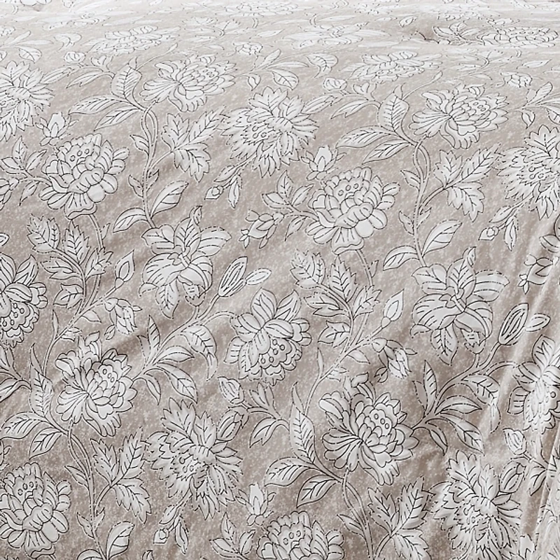 Zara Tan Floral 8-pc. King Comforter Set