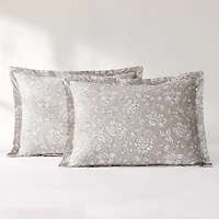 Zara Tan Floral 8-pc. King Comforter Set