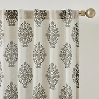 Sofia Floral Bouquet Curtain Panel Set, 84 in.