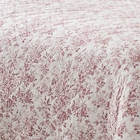 Peony Toile Reversible 3-pc. King Quilt Set