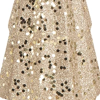 LED Gold and Silver Tree Figurines, Set of 2