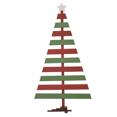 Wooden Slat Outdoor Christmas Tree