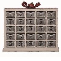 Metal Christmas Present Countdown Calendar