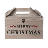 Merry Christmas Wooden Boxes, Set of 2