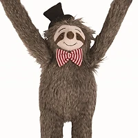 Plush Hanging Christmas Sloth Ornaments, Set of 2