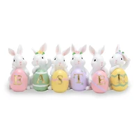 Easter Eggs & Bunnies Figurine
