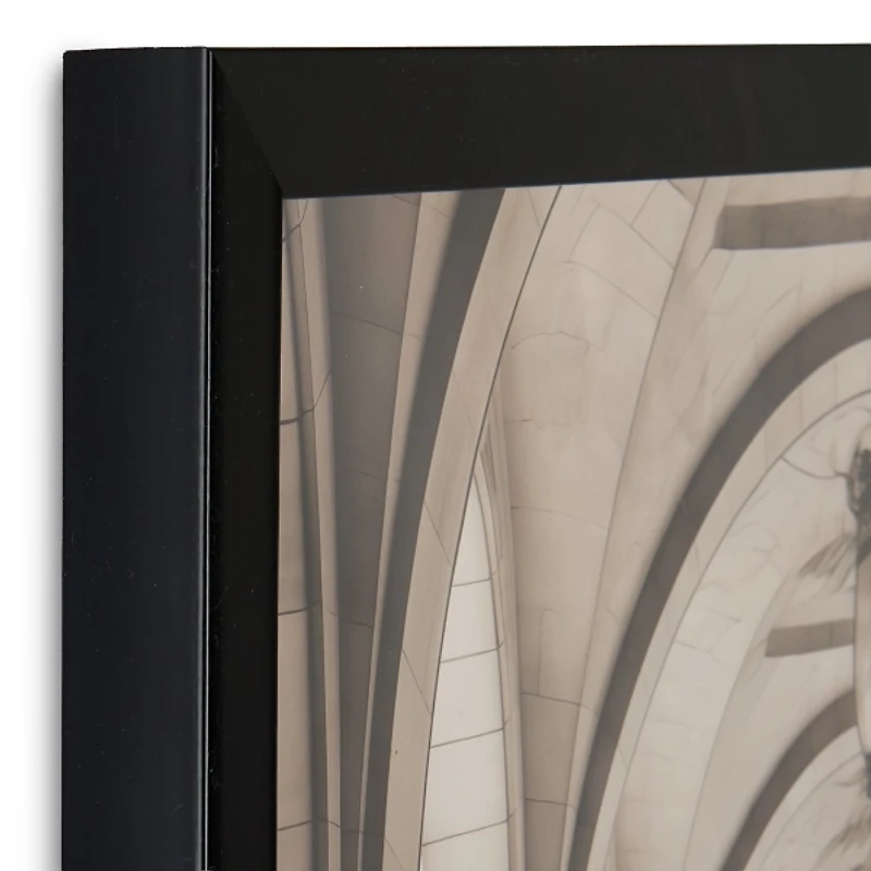 Arched Walkway Photo Framed Art Print