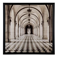 Arched Walkway Photo Framed Art Print