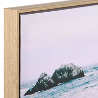 Rocky Ocean Photo Framed Art Print