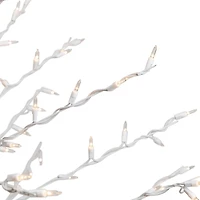 LED White Twig Cascade Christmas Tree, 6 ft.