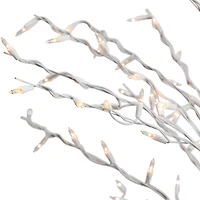 LED White Twig Cascade Christmas Tree, 6 ft.