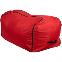 Red Christmas Tree Rolling Storage Bag