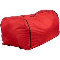 Red Christmas Tree Rolling Storage Bag