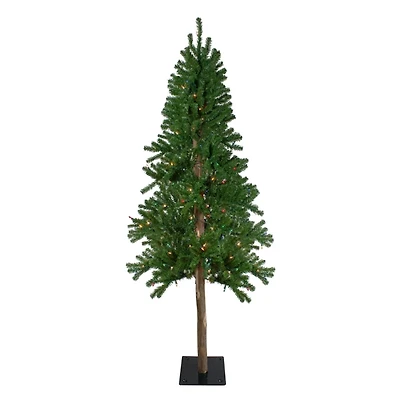 6 ft. Pre-Lit Multicolor Alpine Christmas Tree