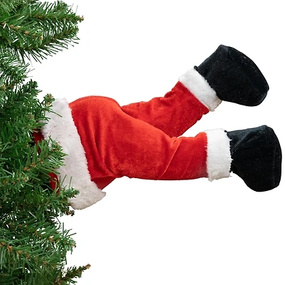 Animated Kicking Santa Legs Christmas Tree Decor