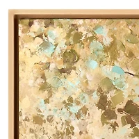 Behind the Trees Framed Canvas Art Print