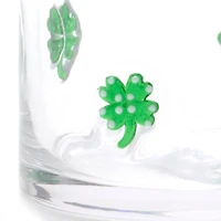 St Patrick Clover Icon Glass Tumbler