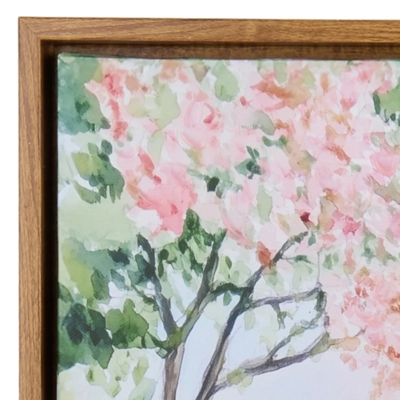 Biking on the Boardwalk Framed Canvas Art Print