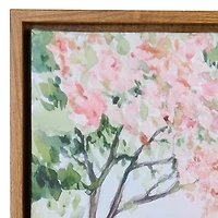 Biking on the Boardwalk Framed Canvas Art Print