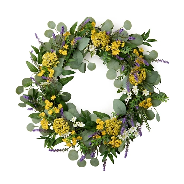 Lavender Eucalyptus Mixed Wreath