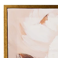 Blush Antique Florals Framed Canvas Art Print