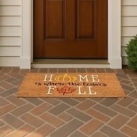 Home is Where the Leaves Fall Doormat
