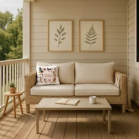 Happy Paw-tumn Outdoor Pillow