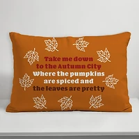 Pumpkins are Spiced Outdoor Pillow
